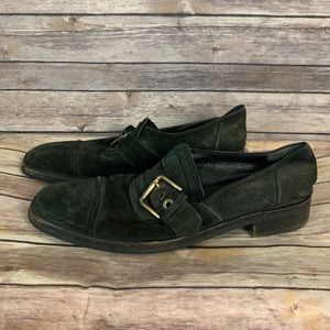 Dolce & Gabbana Suede Monk Strap Shoes